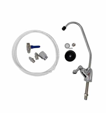 SET FOR CONVERSION FROM ABOVE TO UNDER COUNTER WITH TAP